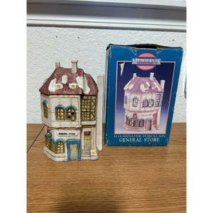 Memories Collection, christmas village general store ￼‎ Without Cord